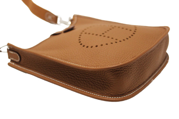 Hermes Brown Clemence Leather Evelyne 16 Amazone Bag