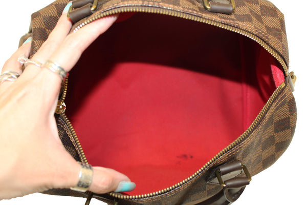 Louis Vuitton Damier Ebene Speedy 30 Handbag
