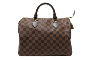 Louis Vuitton Damier Ebene Speedy 30 Handbag
