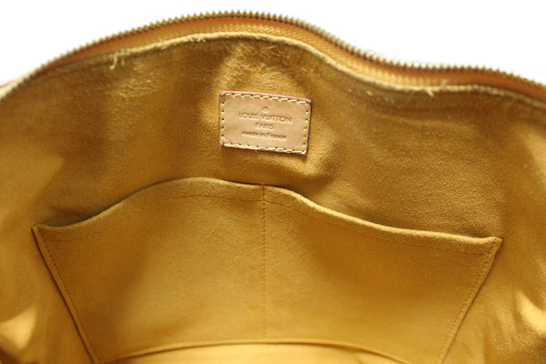 Louis Vuitton Classic Monogram with Safran Leather Pallas MM Handbag