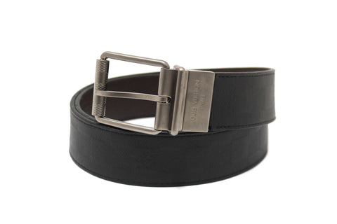 Louis Vuitton Men's Damier Infiniti Reversible Black/Brown Belt 90