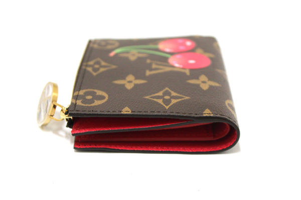 NEW Louis Vuitton LV x TM Cerise Lisa Bifold Wallet