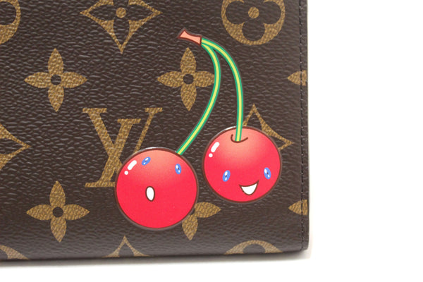 NEW Louis Vuitton LV x TM Cerise Lisa Bifold Wallet