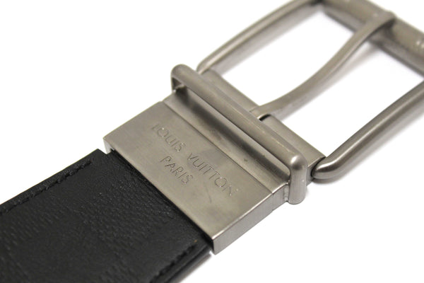 Louis Vuitton Men's Damier Infiniti Reversible Black/Brown Belt 90