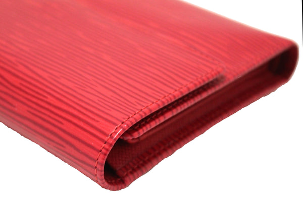 Louis Vuitton Red Epi Leather Alexandra Wallet