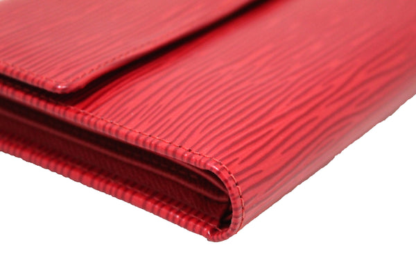 Louis Vuitton Red Epi Leather Alexandra Wallet