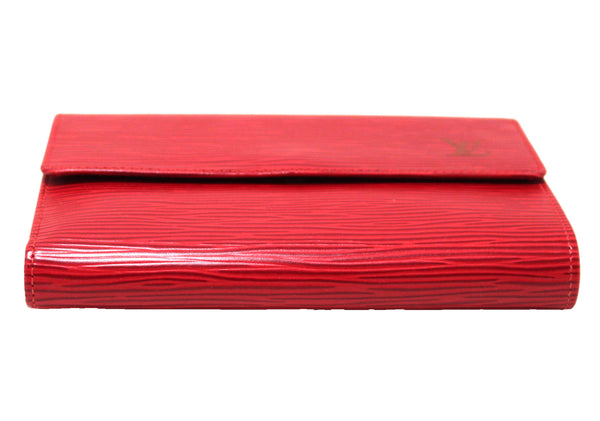 Louis Vuitton Red Epi Leather Alexandra Wallet