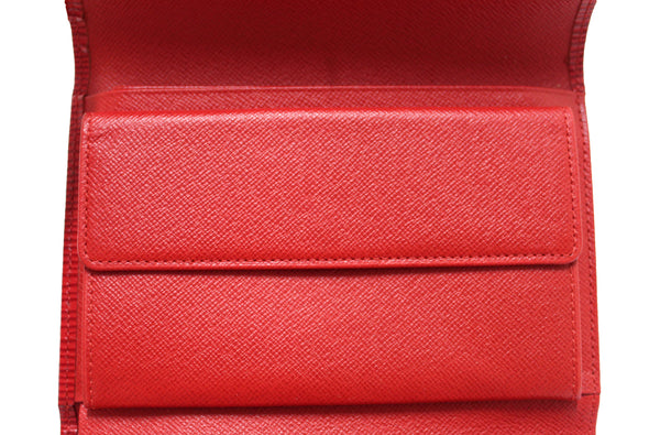 Louis Vuitton Red Epi Leather Alexandra Wallet