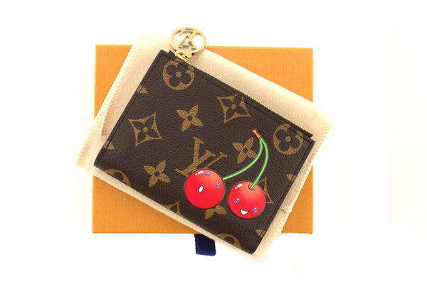 NEW Louis Vuitton LV x TM Cerise Lisa Bifold Wallet
