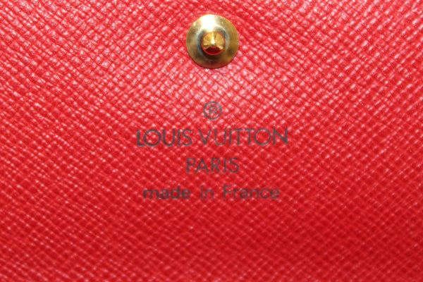 Louis Vuitton Red Epi Leather Alexandra Wallet