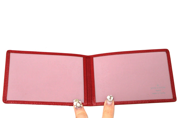 Louis Vuitton Red Epi Leather Alexandra Wallet