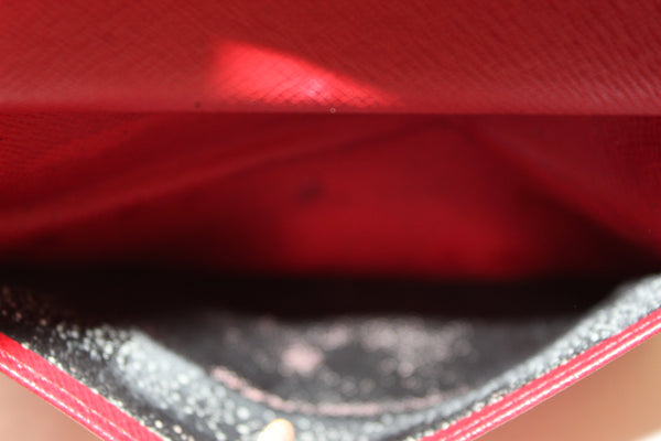 Louis Vuitton Red Epi Leather Alexandra Wallet
