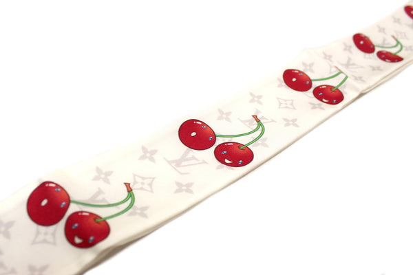 NEW Louis Vuitton White LV x TM Cerise Twilly Bandeau