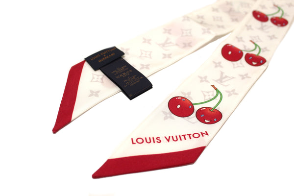 NEW Louis Vuitton White LV x TM Cerise Twilly Bandeau