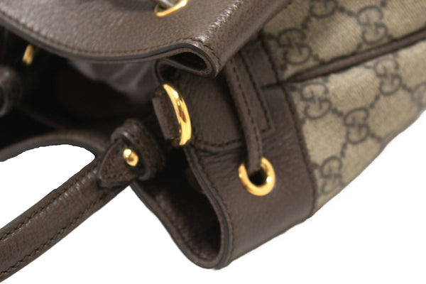 Gucci Brown Ophidia GG Supreme Small Bucket Bag 550621