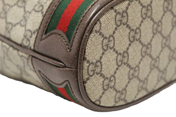 Gucci Brown Ophidia GG Supreme Small Bucket Bag 550621