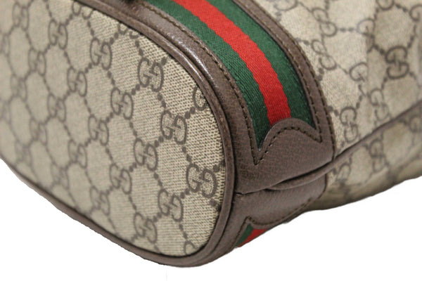 Gucci Brown Ophidia GG Supreme Small Bucket Bag 550621