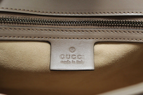 NEW Gucci Porcelain Rose Marmont Matelassé Chevron Leather Medium Shoulder Bag 443496