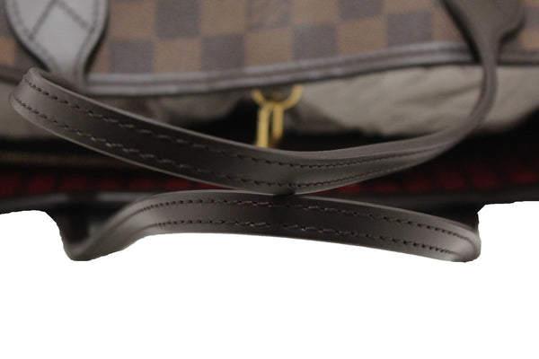 Louis Vuitton Damier Ebene Canvas Neverfull PM Shoulder Tote Bag