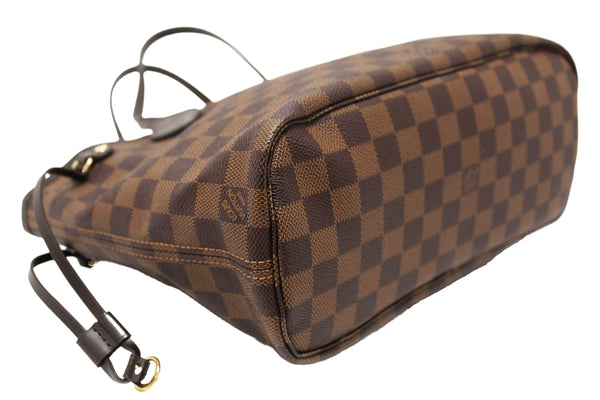 Louis Vuitton Damier Ebene Canvas Neverfull PM Shoulder Tote Bag