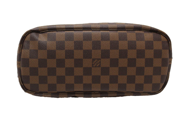 Louis Vuitton Damier Ebene Canvas Neverfull PM Shoulder Tote Bag