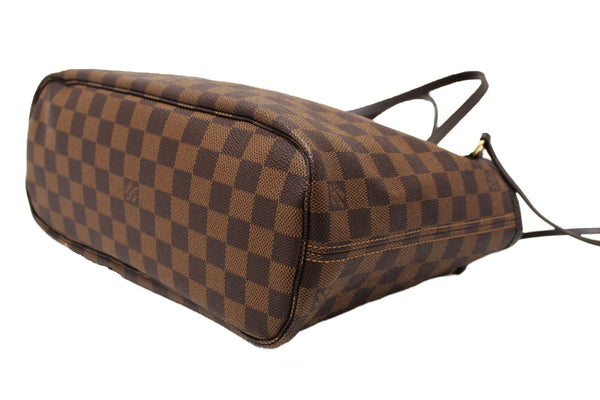 Louis Vuitton Damier Ebene Canvas Neverfull PM Shoulder Tote Bag