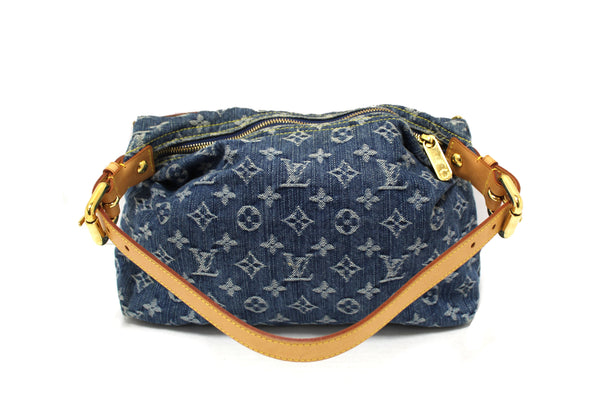 Louis Vuitton Blue Denim Monogram Baggy PM Shoulder Bag