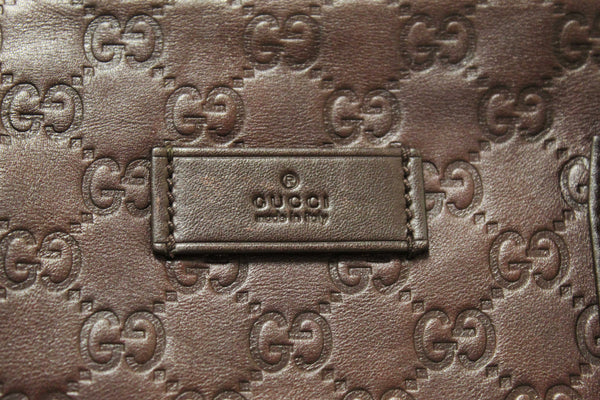 Gucci Brown GG Guccissima Leather Large Tote Bag 162913
