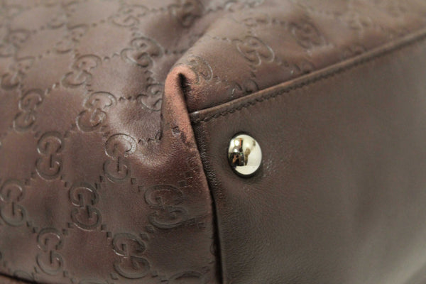 Gucci Brown GG Guccissima Leather Large Tote Bag 162913