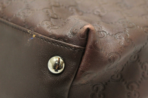 Gucci Brown GG Guccissima Leather Large Tote Bag 162913