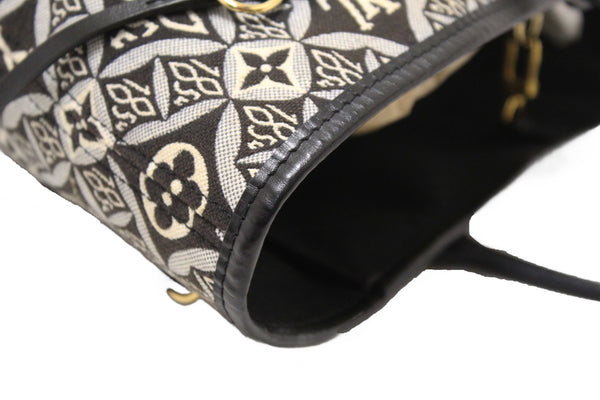 Louis Vuitton Grey Jacquard Since 1854 Neverfull MM Shoulder Tote Bag