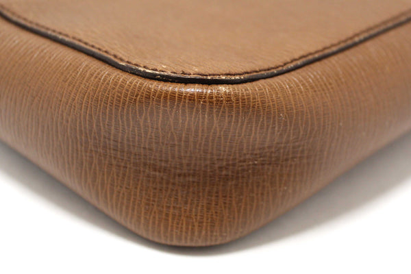 Salvatore Ferragmo Brown Leather Briefcase Work Bag