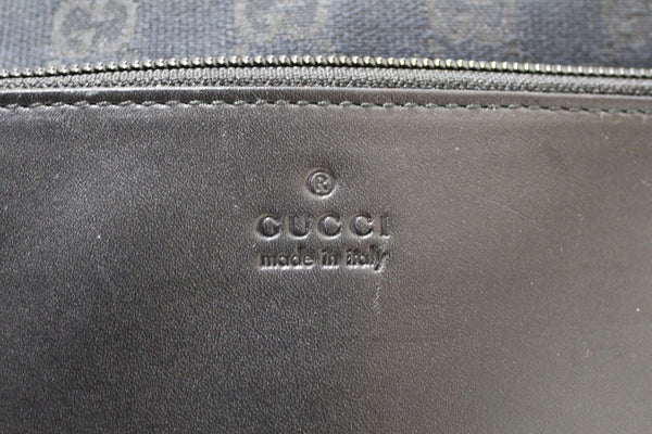 Gucci 黑色 GG 織物帆布托特包