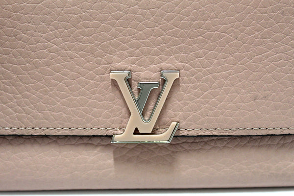Louis Vuitton Magnolia Pink Taurillon Leather Capucines Compact Wallet