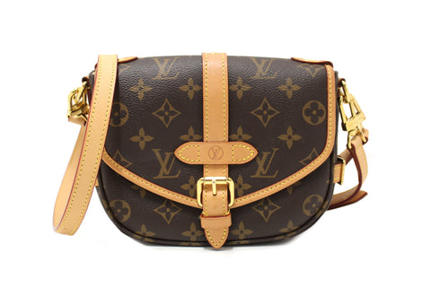 Louis Vuitton Classic Monogram Saumur BB Crossbody Bag
