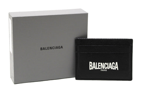 全新 Balenciaga 黑色小粒面小牛皮現金卡包