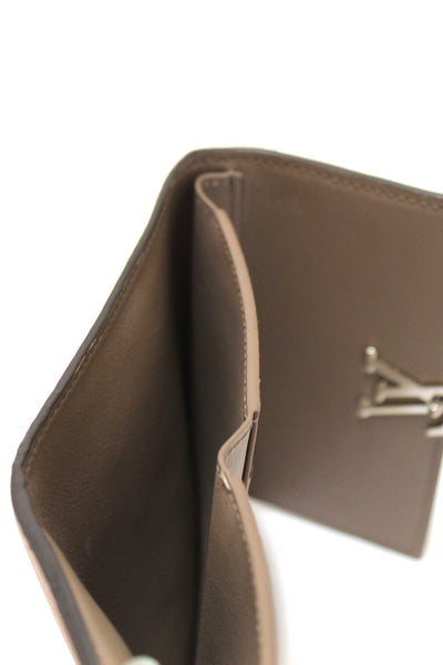 Louis Vuitton Magnolia Pink Taurillon Leather Capucines Compact Wallet