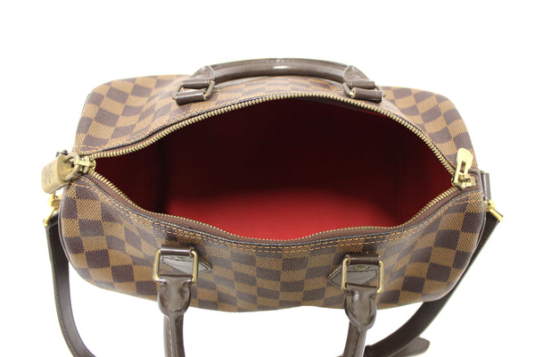 Louis Vuitton Damier Ebene Speedy 30 Bandouliere Bag