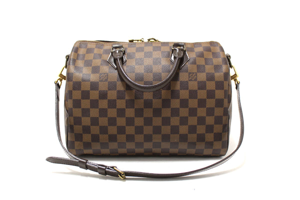 Louis Vuitton Damier Ebene Speedy 30 Bandouliere Bag