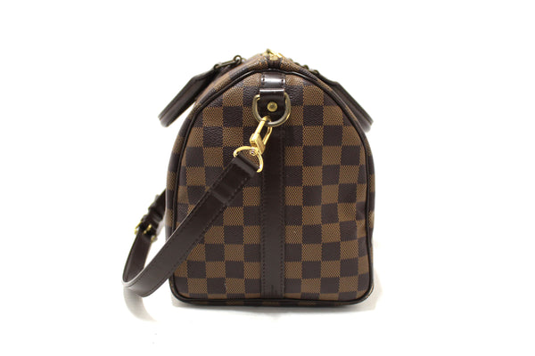 Louis Vuitton Damier Ebene Speedy 30 Bandouliere Bag