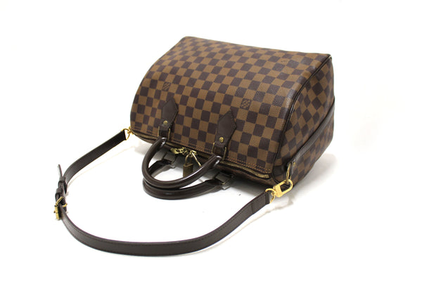 Louis Vuitton Damier Ebene Speedy 30 Bandouliere Bag