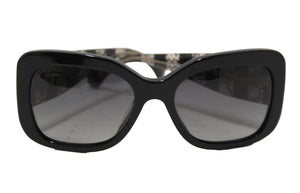 Authentic Chanel Black Lace Effect Sunglasses