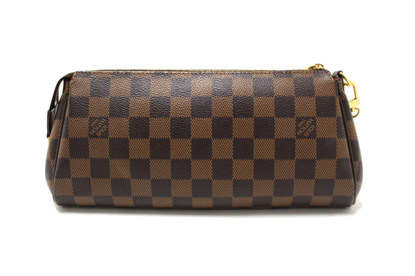 Louis Vuitton Damier Ebene Canvas Eva Clutch Bag