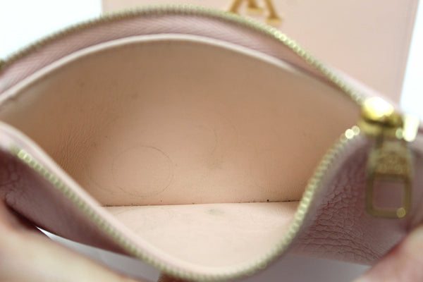 Louis Vuitton Pink Jasmin Taurillon Leather Capucines Compact Wallet