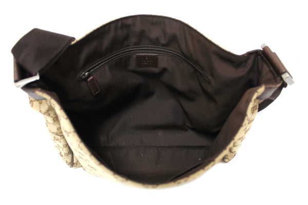 Gucci GG Monogram Flap Messenger Bag 145861