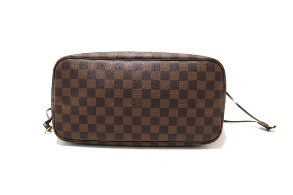 Louis Vuitton Damier Canvas Neverfull MM Shoulder Tote Bag