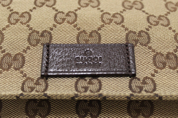 Gucci GG Monogram Flap Messenger Bag 145861