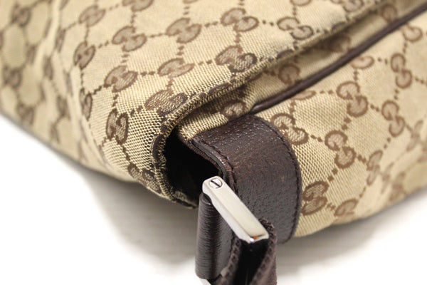 Gucci GG Monogram Flap Messenger Bag 145861