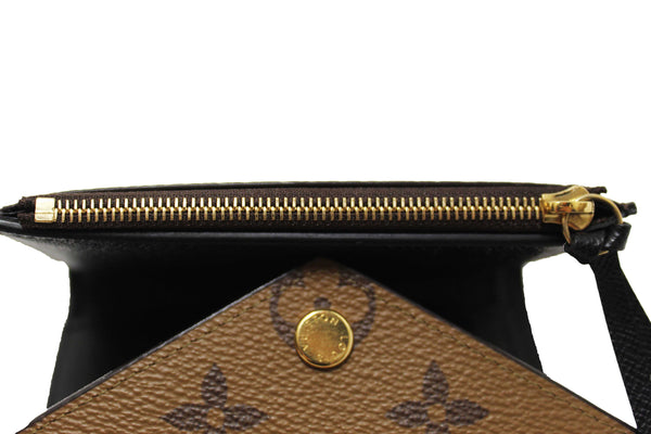 Louis Vuitton Classic Monogram and Monogram Reverse Canvas Victorine Wallet