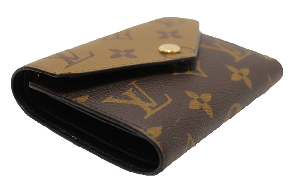 Louis Vuitton Classic Monogram and Monogram Reverse Canvas Victorine Wallet